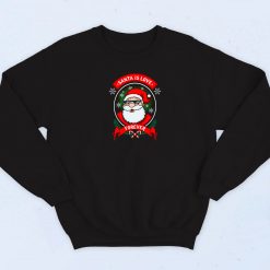 Santa is Love Merry Christmas Sweatshirt