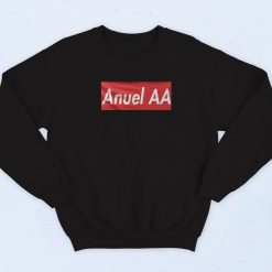 Anuel AA Text Style Sweatshirt