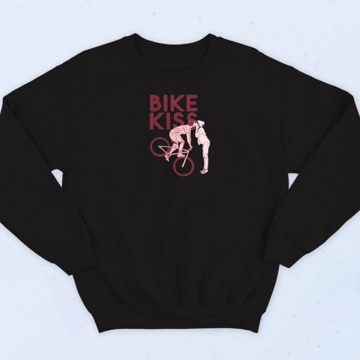 Bike Kiss Valentines Day Sweatshirt