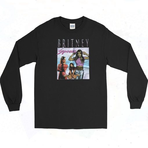 Britney Spears Poster Vintage Long Sleeve Shirt