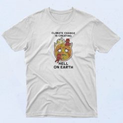 Calcifer Hell On Heart T Shirt