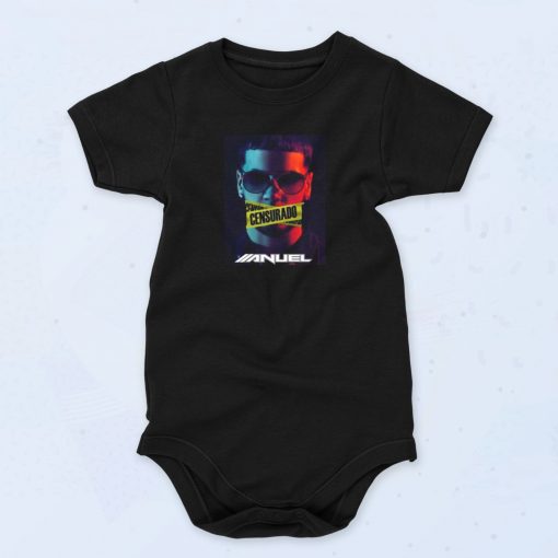 Censurado Anuel Aa Reggaeton Baby Onesie