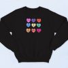 Conversation Hearts Valentines Day Art Sweatshirt