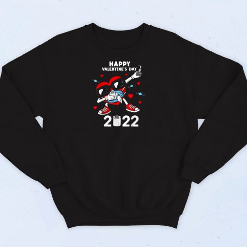 Dabbing Heart Valentines Day Art Sweatshirt