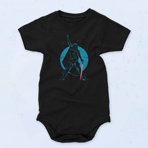 Darth Vader Freddie Mercury Baby Onesie