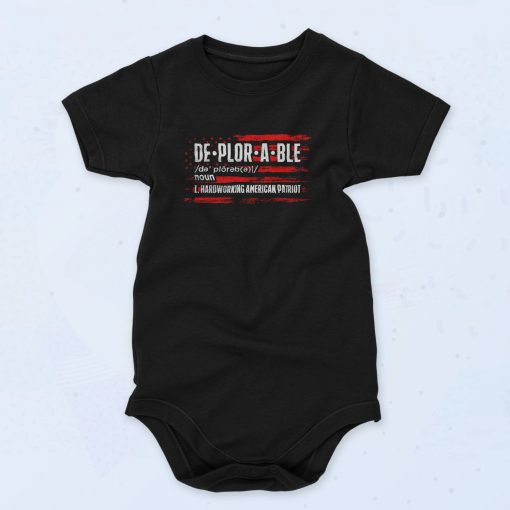 Donald Trump Deplorable Baby Onesie