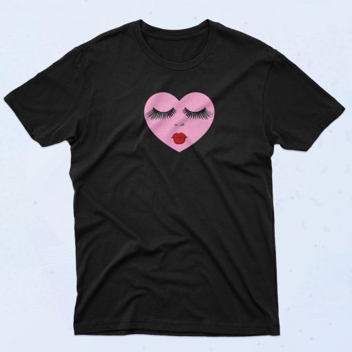 Eyelashes Pink Lady T Shirt