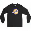 F To The Moon Vintage Long Sleeve Shirt