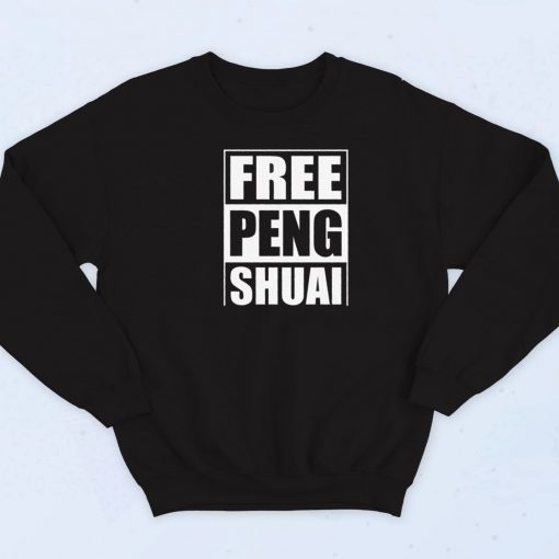 Free Peng Shuai Retro Sweatshirt