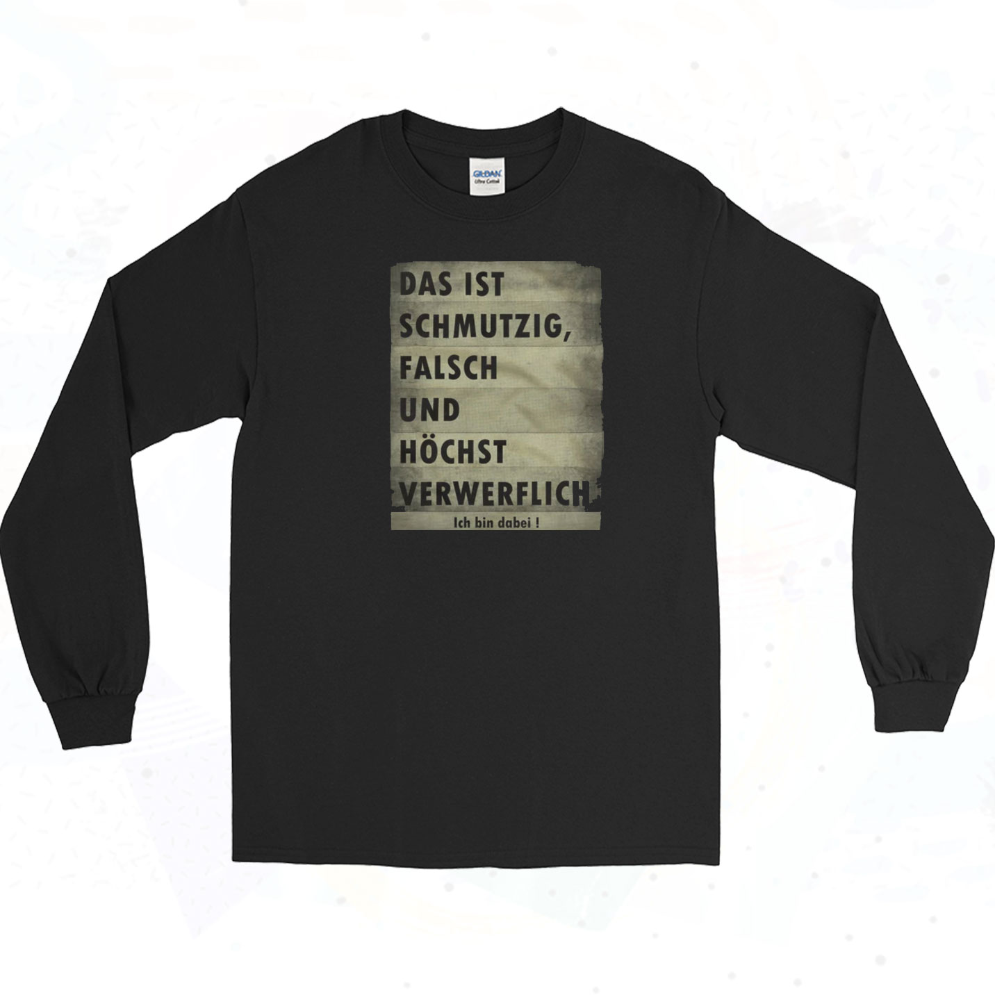 German Saying Quotes Long Sleeve Shirt - 90sclothes.com