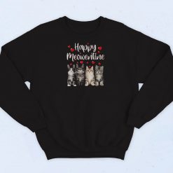 Happy Meowentine Cute Sweatshirt