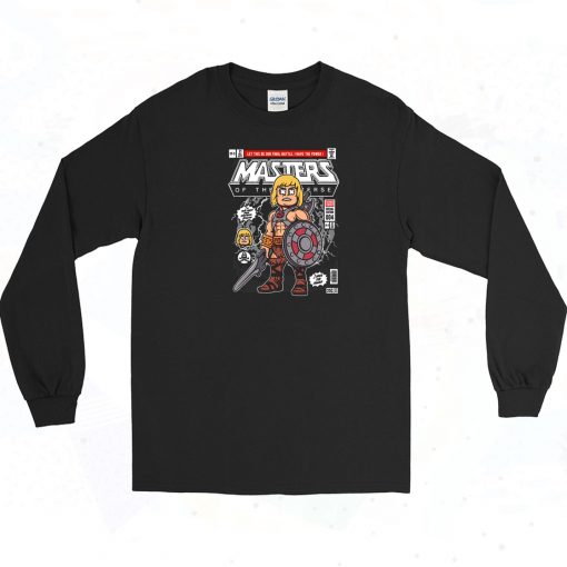 Heman Comic Cover Long Sleeve Shirt