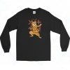 Kung Fu Cat Lee Vintage Long Sleeve Shirt