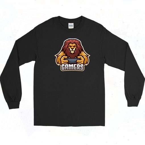 Lion Gamers Vintage Long Sleeve Shirt