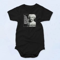 Mark Twain It's Easier Baby Onesie