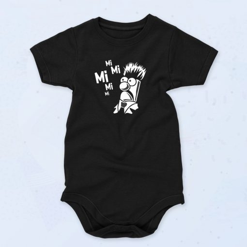 Mi Mi Mi Mr Beaker Satire Baby Onesie