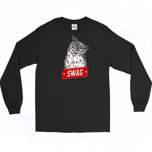 Owl Swag Vintage Long Sleeve Shirt