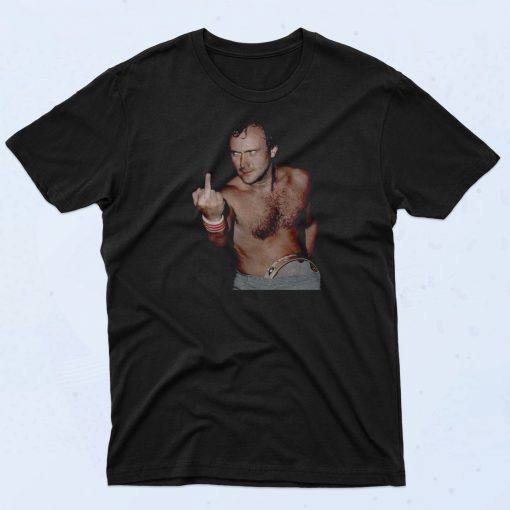 Phil Collins Middle Finger T Shirt