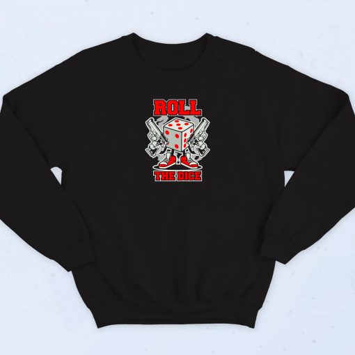 Roll The Dice Graphic Style Sweatshirt