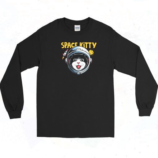 Space Kitty Long Sleeve Shirt