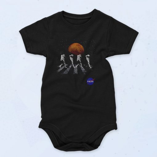 Spacewalk Astronauts Mars Baby Onesie