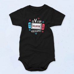 V is for Video Games Baby Onesie