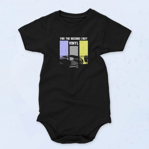 Vinyl Record Audiophile Baby Onesie