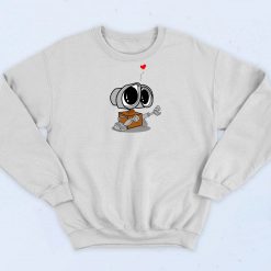 Wall E Valentines Day Funny Sweatshirt