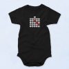 ABC Alphabet Valentines Day Baby Onesie