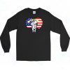 Be Mine Trump Valentine USA Long Sleeve Shirt