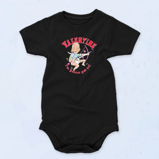 Biden Cupid Valentines Day Baby Onesie