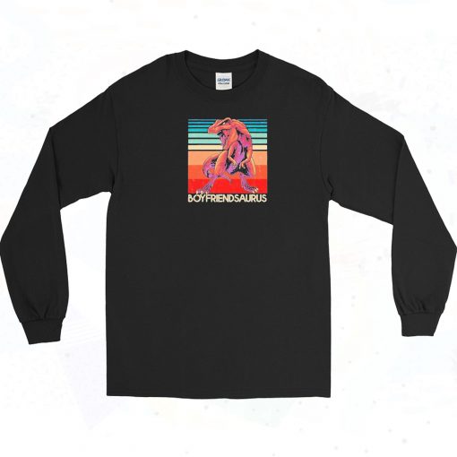 Boyfriendsaurus Vintage Long Sleeve Shirt