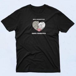 Boys Whatever Cats Forever T Shirt