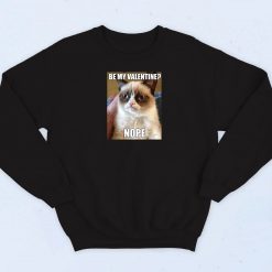 Cat Nope Valentines Day Photos Sweatshirt