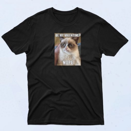 Cat Nope Valentines Day T Shirt