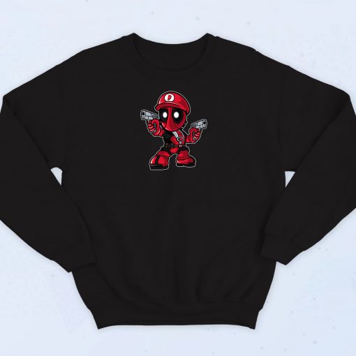 Chibi Deadpool Mario Nintendo Sweatshirt