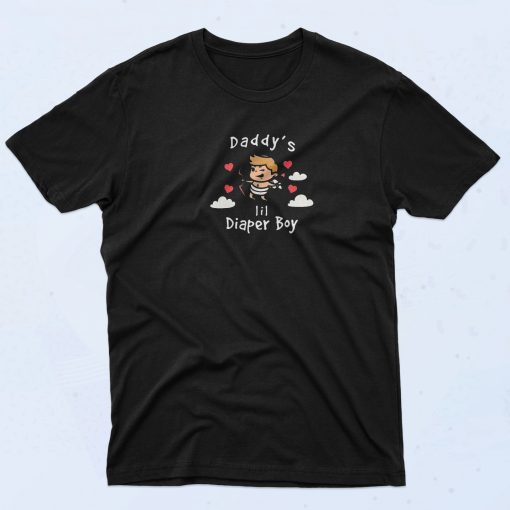 Daddys Lil Diaper Boy T Shirt