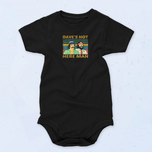 Dave Is Not Here Man Unisex Baby Onesie