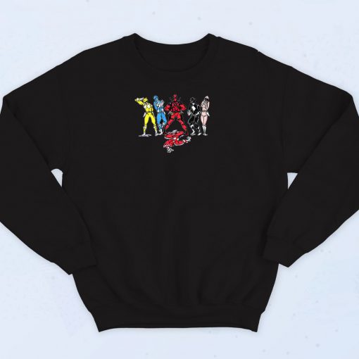 Deadpool Ranger 90s Style Sweatshirt