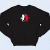 Devil And Angel Lovers Retro Sweatshirt