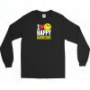 Happy Hardcore Smiling Long Sleeve Shirt