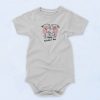 Happy Valentines Day Bunny Baby Onesie