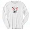 Happy Valentines Day Bunny Long Sleeve Shirt