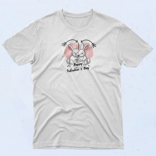 Happy Valentines Day Bunny T Shirt