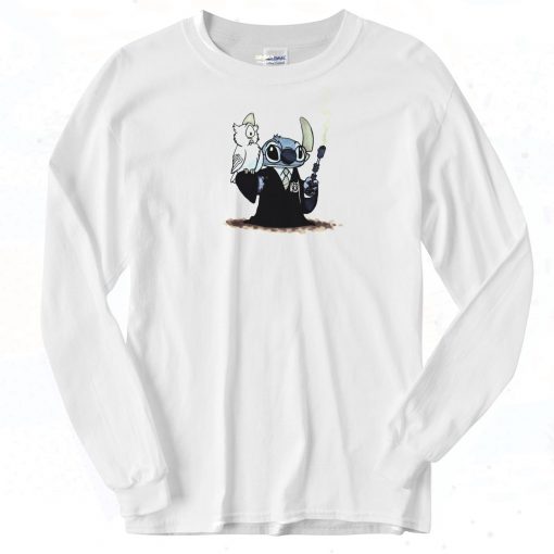 Harry Potter Hedwig And Stitch Vintage Long Sleeve Shirt