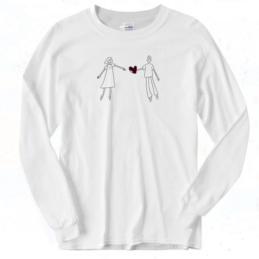 Heart You Valentines Day Vintage Long Sleeve Shirt