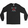 Hockey Deadpool Vintage Long Sleeve Shirt