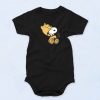 In Winnie The Pooh Snoopy Unisex Baby Onesie