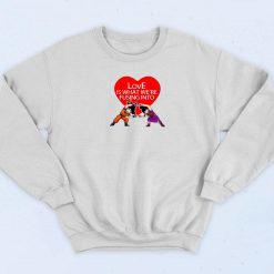 Love Fusion Goku Valentines Day Sweatshirt