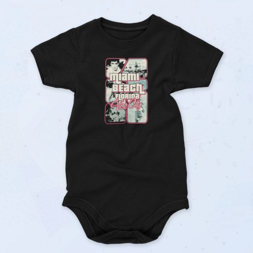 Miami Beach Florida Unisex Baby Onesie